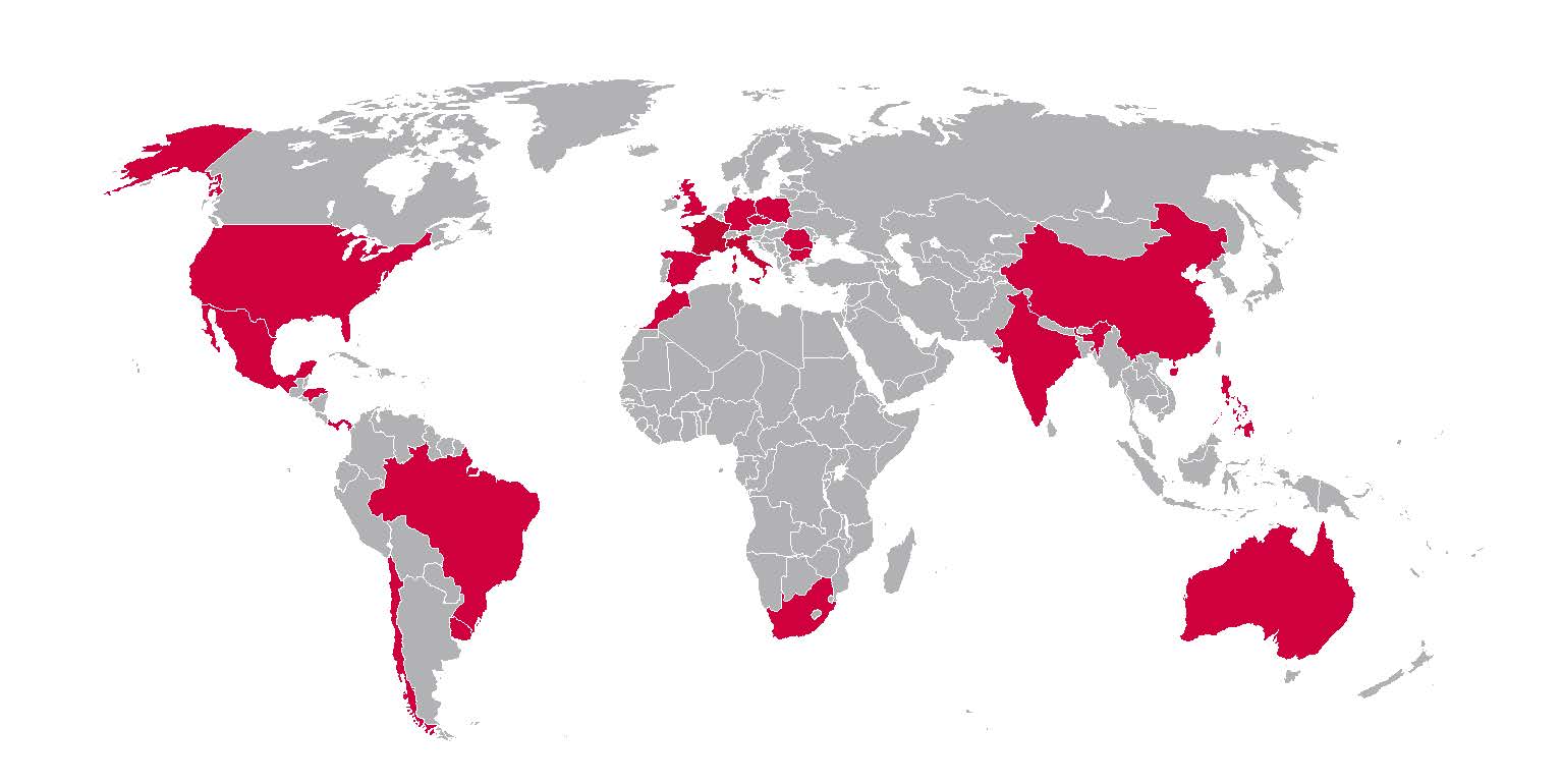 Ingeteam Wind Global Footprint